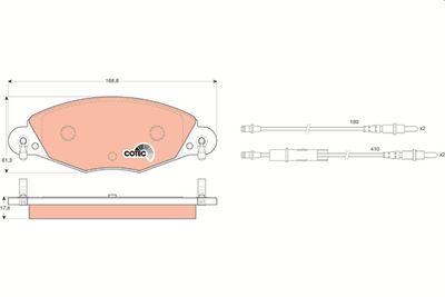 Pastiglie freno anteriore Citroën C5 estate 2006 ->