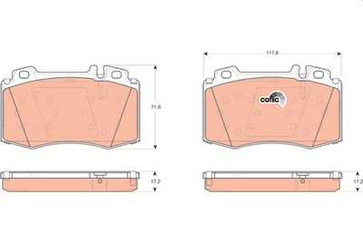Pastiglie freno anteriore Mercedes m-class 2001 2005