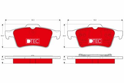 Pastiglie freno dtec posteriore Ford, holden, primera 2000 >>