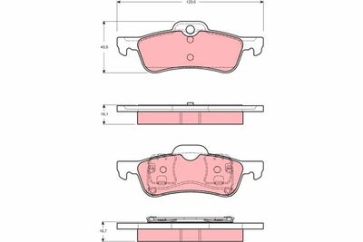 Pastiglie freno posteriore MINI 2001 ->