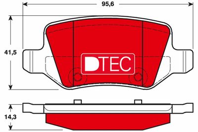 Pastiglie freno dtec posteriore Mercedes-Benz Mercedes benz a-class 199