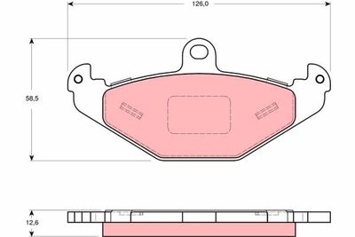 Pastiglie freno posteriore lotus elise 2002 ->