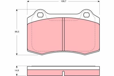 Pastiglie freno anteriore Ford Focus 2002 2004