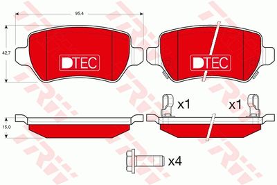 Pastiglie freno dtec posteriore Chevrolet, holden, k Chevrolet Astra 2000 >>,