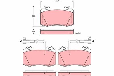 Pastiglie freno anteriore Alfa Romeo 156 estate 2002 2006