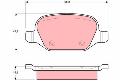Pastiglie freno posteriore Alfa Romeo 156 estate 2003 2006