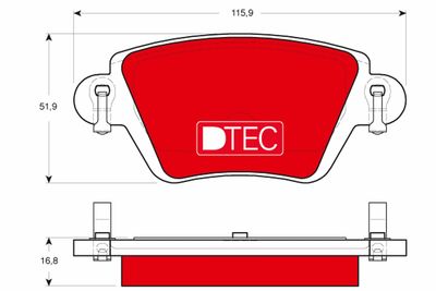 Pastiglie freno dtec posteriore changan, Ford, Ford Ford mondeo III 2000 - 20