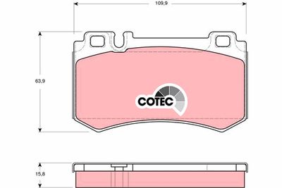 Pastiglie freno posteriore Mercedes clk 2007 ->