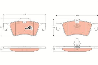 Pastiglie freno posteriore Mercedes cls 2009 ->
