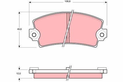 Pastiglie freno posteriore Lancia beta 1973 1976