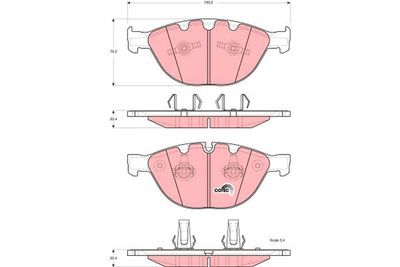 Pastiglie freno anteriore BMW 7 2003 2005