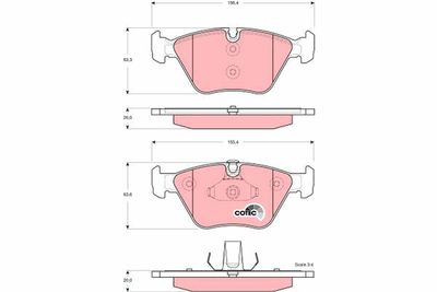Pastiglie freno anteriore BMW Z3 2000 2001