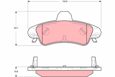 Pastiglie freno posteriore Ford mondeo I estate 1993 1996