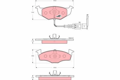 Pastiglie freno anteriore Volkswagen Polo 2002 2005