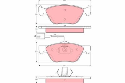 Pastiglie freno anteriore Alfa Romeo spider 2003 2005