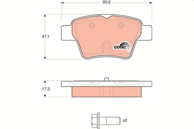 Pastiglie freno posteriore Peugeot 307 estate 2005 ->