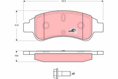 Pastiglie freno anteriore Citroën C4 2004 ->