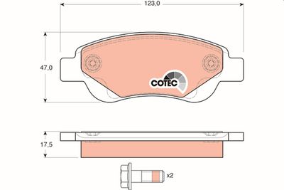 Pastiglie freno anteriore Citroën C1/107/aigo t.t 2005 ->