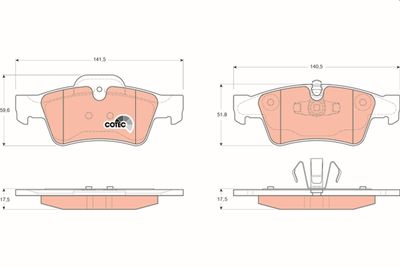 Pastiglie freno posteriore Mercedes r-class 2007 ->