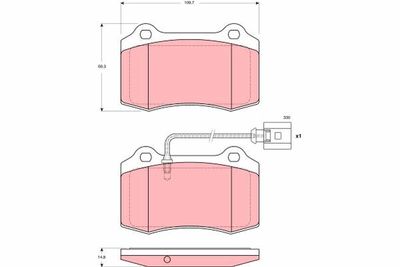 Pastiglie freno anteriore Seat toledo II 2000 2001