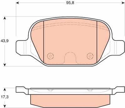 Pastiglie freno posteriore Alfa Romeo 156 estate 2002 2006