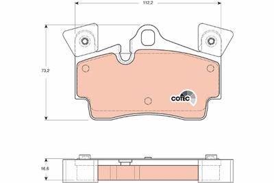 Pastiglie freno posteriore Audi Q7 2008 ->