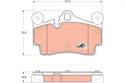 Pastiglie freno posteriore Audi Q7 2007 ->