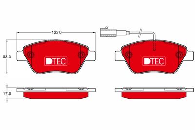 Pastiglie freno dtec anteriore Alfa Romeo, Chrysler Alfa Romeo mito 2008 >>