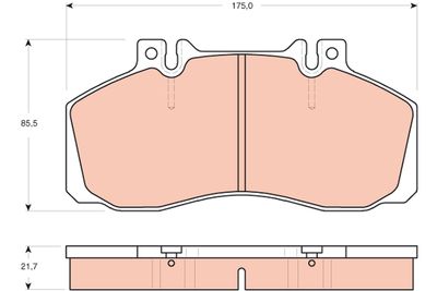 Pastiglie freno posteriore Mercedes sprinter 2001 ->