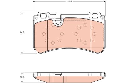 Pastiglie freno posteriore Mercedes sl 2004 ->