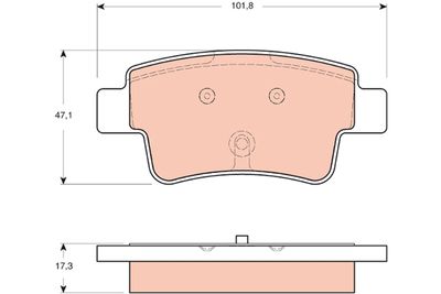 Pastiglie freno posteriore Opel Corsa d 2007 ->