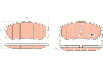 Pastiglie freno anteriore Opel antara 2006 ->