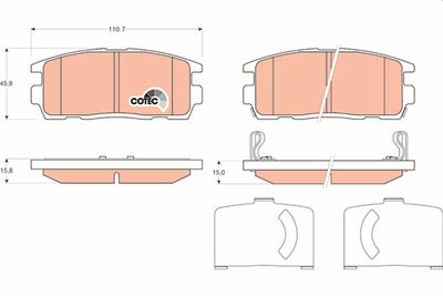 Pastiglie freno posteriore vauxhall antara 2006 ->