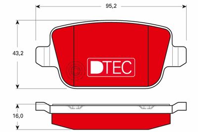 Pastiglie freno dtec posteriore Ford, Ford ia Ford Focus II 2005 >>, ga