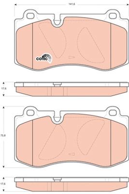 Pastiglie freno anteriore Mercedes sl 2006 ->