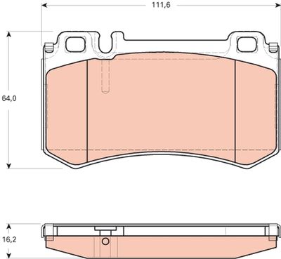 Pastiglie freno posteriore Mercedes s-class Coupé 2006 ->