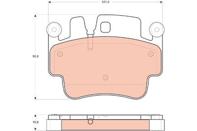 Pastiglie freno anteriore Porsche 911 2008 ->