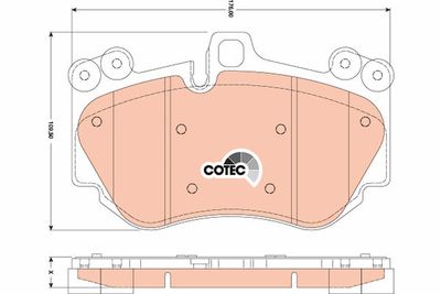 Pastiglie freno anteriore Porsche cayenne 2004 ->