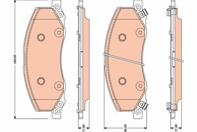 Pastiglie freno anteriore Opel insignia 2008 ->