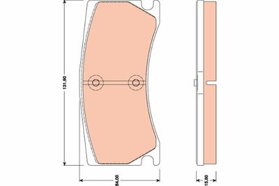 Pastiglie freno posteriore Jaguar xk 03.2006 ->