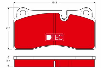Pastiglie freno dtec posteriore Audi Q7 quattro