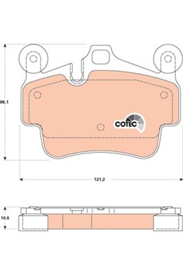 Pastiglie freno anteriore Porsche cayman 2009 ->