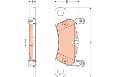 Pastiglie freno posteriore Porsche cayenne 06/10> ->