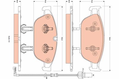 Pastiglie freno anteriore Audi A8 quattro 11/09> ->