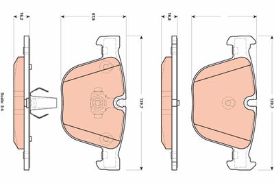 Pastiglie freno posteriore BMW X5 - X6 06/09- ->
