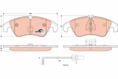Pastiglie freno anteriore Audi A6