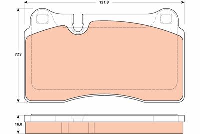 Pastiglie freno anteriore Audi RS3 Sportback quattro