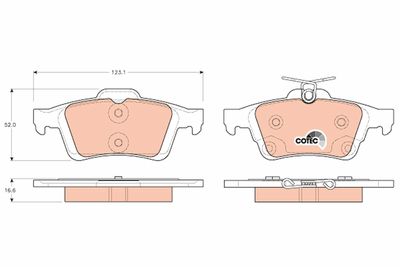 Pastiglie freno posteriore Ford (europe) c-max 10/10>