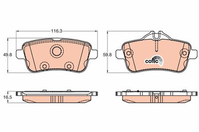 Pastiglie freno posteriore Mercedes ML250 06/11>