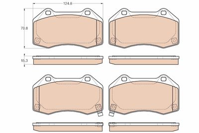 Pastiglie freno anteriore Opel Corsa 06/11>